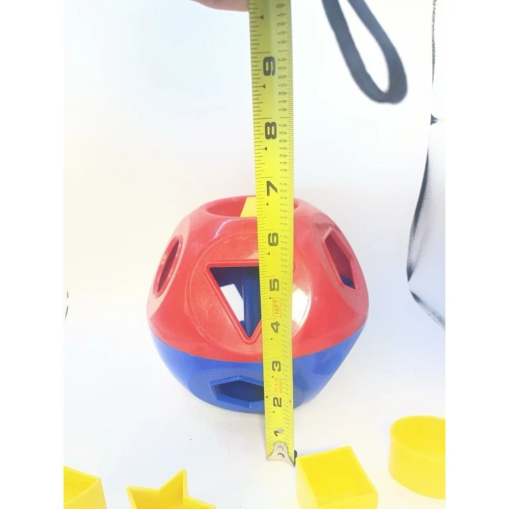 Vintage Tupperware Shape-O Toy Ball Shape Sorter InCOMPLETE 4 Piece Only 6